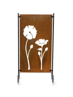 Poppy Corten Steel Screen -Garden Series Store 3 4 crop 8612984 3178