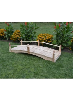 Acorn Garden Bridge Unfinished 3' X 10' -Garden Series Store 3 4 crop 8613404 01V 1