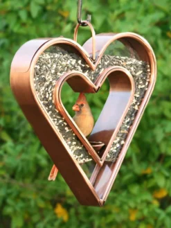 Heart Fly-Thru™ Bird Feeder -Garden Series Store 3 4 crop 8613534 04v