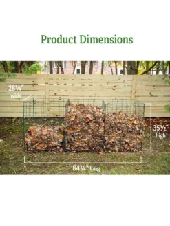 3-Bin Wire Composter 8 3-Bin Wire Composter -Garden Series Store 40 280 dims GSC