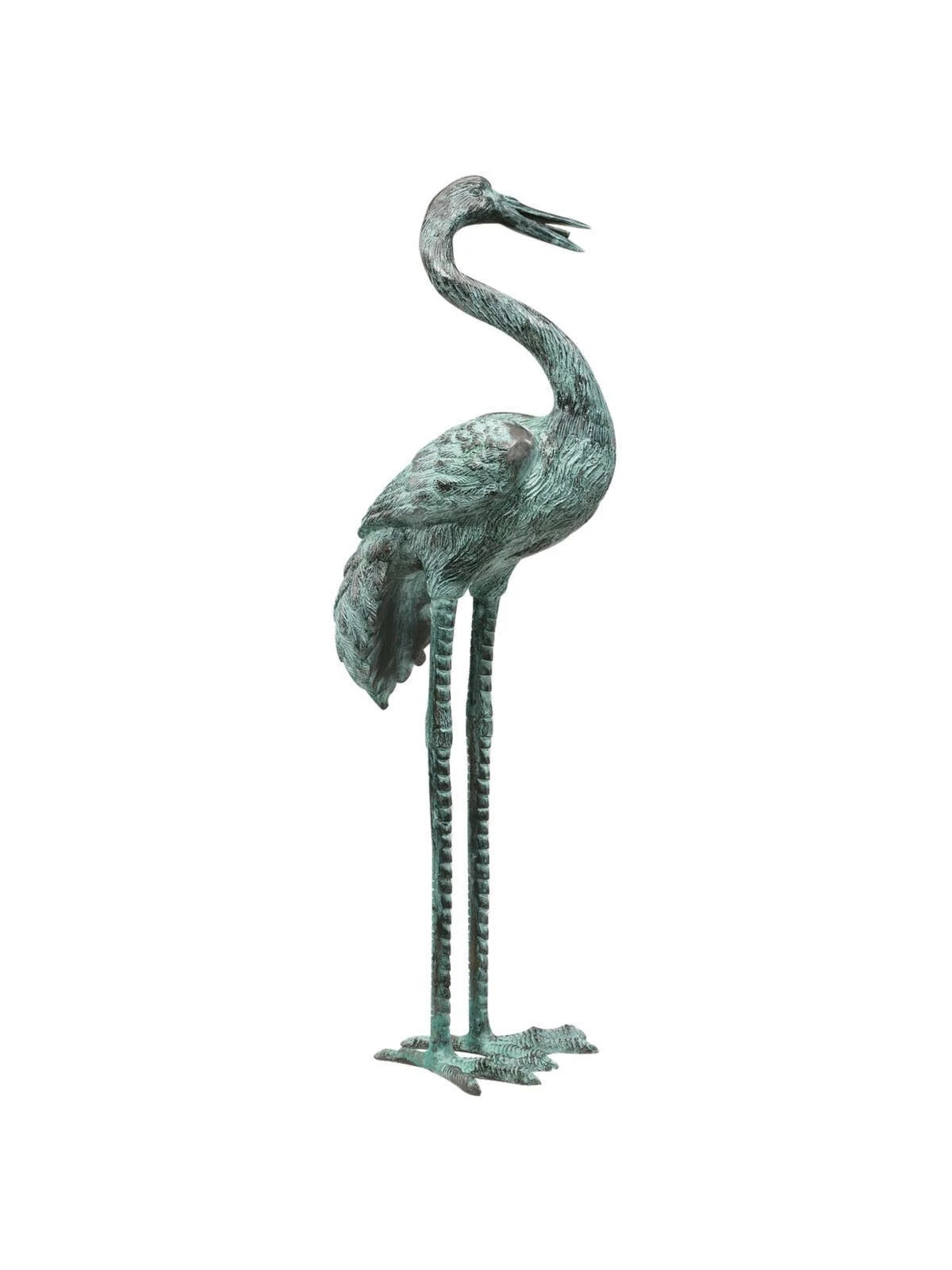 Bronze Crane Statues, Large 2 Bronze Crane Statues, Large - Image 2