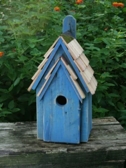 Heartwood Bluebird Manor Bird House -Garden Series Store 8591068bl 03v 1 heartwood bluebird manor bird house blue