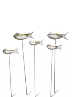 Fish Out Of Water Garden Stakes, Set Of 5 -Garden Series Store 8593672 0067 tif