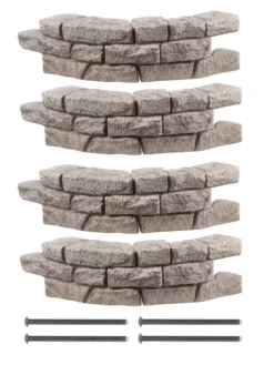 Rock Lock Interlocking Garden System, Curved Sets -Garden Series Store 8598736 01V jpg