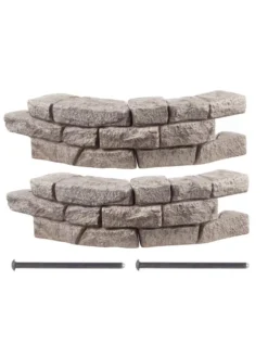 Rock Lock Interlocking Garden System, Curved Sets -Garden Series Store 8598737 01V 3 4