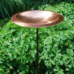 Achla Designs Hammered Copper Bowl Bird Bath