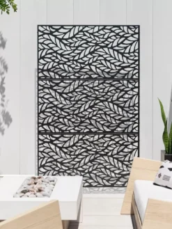 Veradek 3-Panel Privacy Screen Set, Flowleaf 10 Veradek 3-Panel Privacy Screen Set, Flowleaf -Garden Series Store 8599187 09V tif