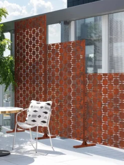 Veradek 2-Panel Privacy Screen Set, Quadra -Garden Series Store 8599207 04V tif