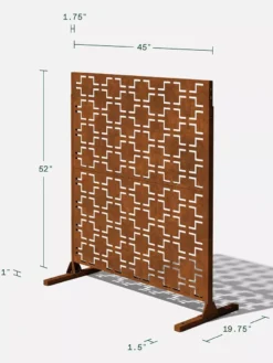 Veradek 2-Panel Privacy Screen Set, Quadra -Garden Series Store 8599207 12V tif