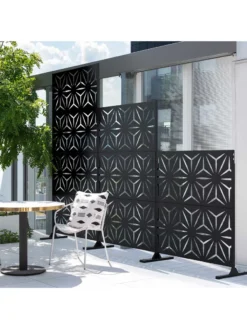Veradek 2-Panel Privacy Screen Set, Star -Garden Series Store 8599214 08v