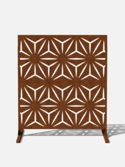 Veradek 2-Panel Privacy Screen Set, Star -Garden Series Store 8599214 14v