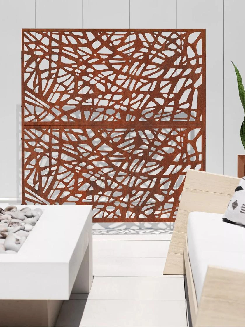 Veradek 2-Panel Privacy Screen Set, Web 1 Veradek 2-Panel Privacy Screen Set, Web