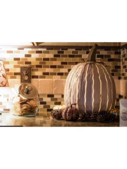 Desert Steel Pumpkin Luminary, Tall -Garden Series Store 8599559 08v