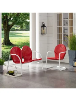 Crosley Griffith Loveseat & Chair Outdoor Seating Set 7 Crosley Griffith Loveseat & Chair Outdoor Seating Set -Garden Series Store 8599634 03v