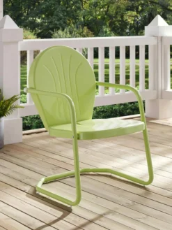 Crosley Griffith Metal Outdoor Chair -Garden Series Store 8599640 11V tif
