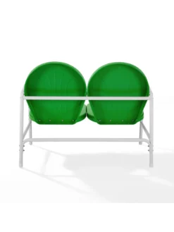 Crosley Griffith Metal Outdoor Loveseat -Garden Series Store 8599643 04v