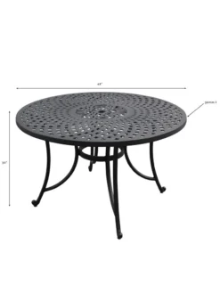 Crosley Sedona Cast Aluminum Dining Table -Garden Series Store 8599661 01v