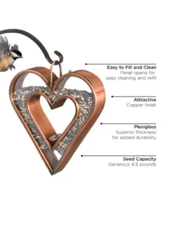 Fly-Thru™ Bird Feeder With Copper Finish 9 Fly-Thru™ Bird Feeder With Copper Finish -Garden Series Store 8600193 06v