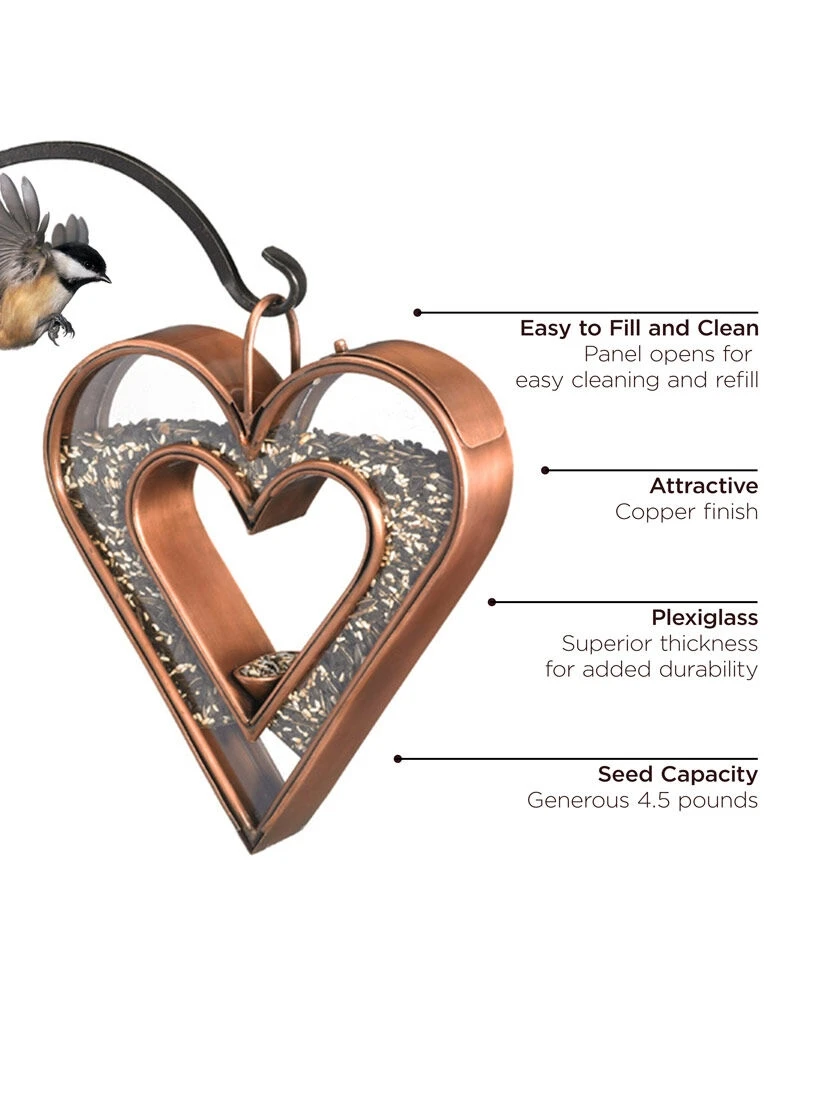 Fly-Thru™ Bird Feeder With Copper Finish 4 Fly-Thru™ Bird Feeder With Copper Finish - Image 4