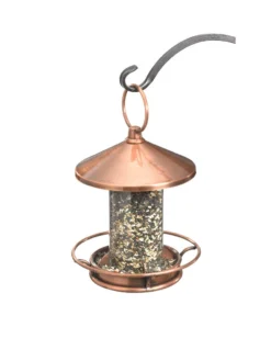 Classic Perch Bird Feeder With Copper Finish -Garden Series Store 8600195 02v