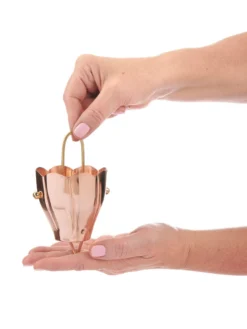 Crocus Pure Copper Rain Chain, 8.5' -Garden Series Store 8600207 01v