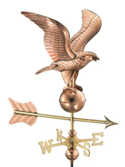 Eagle Cottage Copper Weathervane With Roof Mount 6 Eagle Cottage Copper Weathervane With Roof Mount -Garden Series Store 8600278 04v
