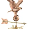 Eagle Garden Copper Weathervane With Pole