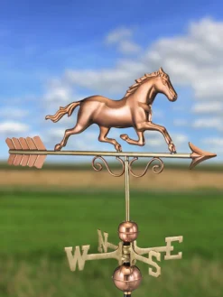 Galloping Horse Copper Weathervane