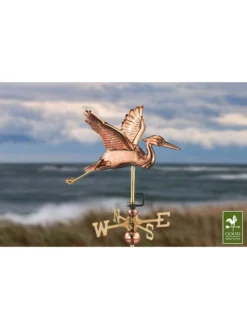 Blue Heron Cottage Copper Weathervane 8 Blue Heron Cottage Copper Weathervane -Garden Series Store 8600375 04v