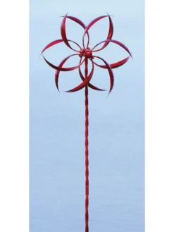 Feather Staked Wind Spinner, 15" 7 Feather Staked Wind Spinner, 15" -Garden Series Store 8600479 02v feather staked wind spinner 15 inch red
