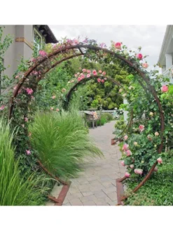 Gracie Modern Arbor, Large -Garden Series Store 8600515 06V gracie modern arbor oxide