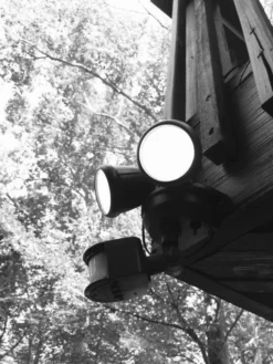 MAXSA®Solar Dual Head LED Motion Activated Light -Garden Series Store 8605650 01v