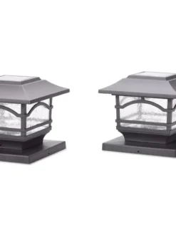 Solar Post Cap Railing Light 2-Pack -Garden Series Store 8608699 05V tif