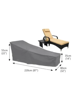 Bosmere Large Sunbed Waterproof Cover -Garden Series Store 8608855 02v