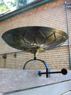 Achla Designs African Daisy Birdbath With Over-the-Rail Bracket -Garden Series Store 8609295 02v