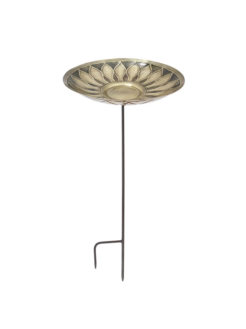 Achla Designs African Daisy Birdbath With Stake 2 Achla Designs African Daisy Birdbath With Stake - Image 2