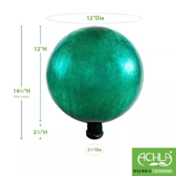 Achla Designs Gazing Globe 12" 13 Achla Designs Gazing Globe 12" -Garden Series Store 8609321 03V jpg