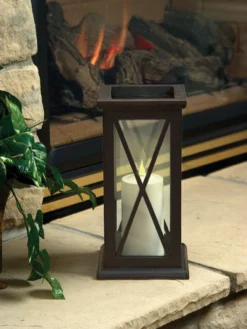 Outdoor LED Pillar Candles -Garden Series Store 8609405 01v