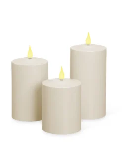 Outdoor LED Pillar Candles -Garden Series Store 8609405 05v