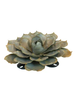 Desert Steel Blue Rose Succulent Sculpture 11 Desert Steel Blue Rose Succulent Sculpture -Garden Series Store 8610764 01v desert steel blue rose succulent large