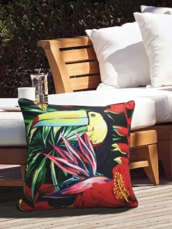 Outdoor Decor™ Floor Pillows, 24" X 24" -Garden Series Store 8611118 105v trfl outdoor floor deco pillow 24x24 tropical flowers
