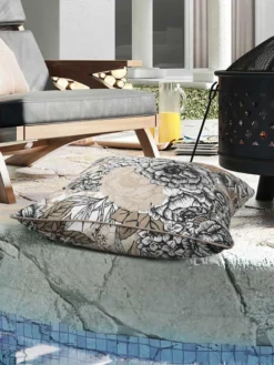 Outdoor Decor™ Floor Pillows, 24" X 24" -Garden Series Store 8611118 111v trta outdoor floor deco pillow 24x24 tribal taupe