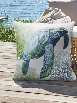 Outdoor Decor™ Floor Pillows, 24" X 24" -Garden Series Store 8611118 115v trtl outdoor floor deco pillow 24x24 sea turtle