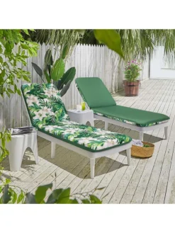 Outdoor Decor™ Chaise Lounge Cushions, 22" X 73" -Garden Series Store 8611127 106v grli outdoor chaise lounge cushion 22x73 green lily