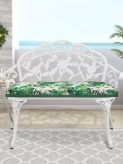 Outdoor Decor™ Bench Cushions, 18" X 48" -Garden Series Store 8611128 104V GRLI tif