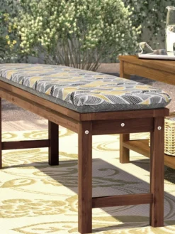 Outdoor Decor™ Bench Cushions, 18" X 48" -Garden Series Store 8611128 106V CTLV tif