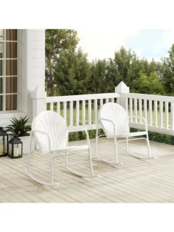 Crosley Griffith 2-piece Outdoor Rocking Chair Set -Garden Series Store 8611577 wt 40v
