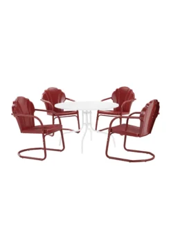 Crosley Tulip 5-piece Outdoor Dining Set