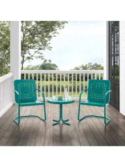 Crosley Bates 3-piece Outdoor Dining Chair Set -Garden Series Store 8611583 tu 14v