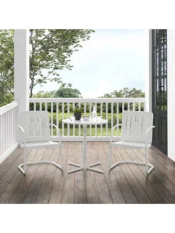 Crosley Bates 3-piece Outdoor Bistro Set -Garden Series Store 8611590 wt 20v